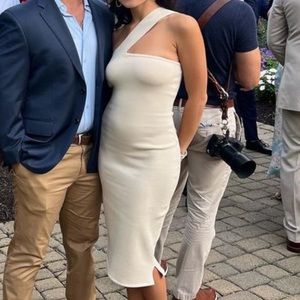 Express one shoulder Body Contour dress